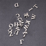 26 pcs/Lot Alphabet Stainless Steel Pendant DIY Jewelry Charms