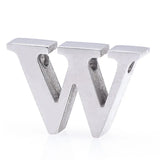 26 pcs/Lot Alphabet Stainless Steel Pendant DIY Jewelry Charms
