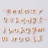 Stainless Steel Letter A-Z Mirror Polished Bead 1.8mm Hole