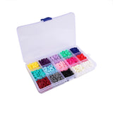 6mm Fluffy Slice Charm Candy Colors Soft Clay Beads DIY