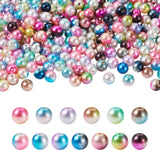 260/910 Rainbow ABS Pearl Beads for Jewelry Making