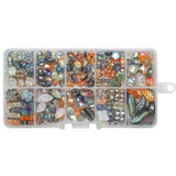 260Pcs Crystal Glass Beads for Jewelry Making DIY Earing Decoration