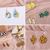 260Pcs Sublimation Earring Blank Set with Hook and Jump Ring