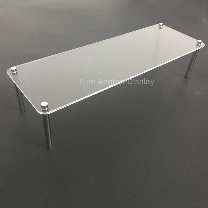Clear Acrylic Shelf Unit Table Top Retail Display Holder