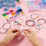 DIY Evil Eye Beads Flower Charms Jewelry Making Kit