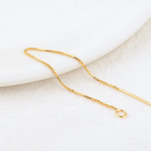 10PCS 85MM Chain Box Chain with Rod Earring Line DIY Jewelry Making Findings