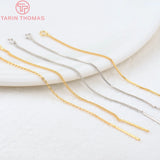 10PCS 85MM Chain Box Chain with Rod Earring Line DIY Jewelry Making Findings