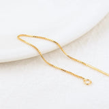 10PCS 85MM Chain Box Chain with Rod Earring Line DIY Jewelry Making Findings