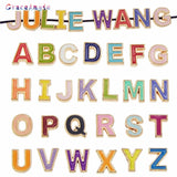 26PCS Mixed Alphabet Enamel Charms for Jewelry DIY Bracelet Necklace