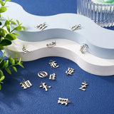 26Pcs Stainless Steel Letter A~Z Pendants For Easter Theme Jewelry Making