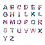 26Pcs Letters Epoxy Resin Pendants Charms for DIY Jewelry Making