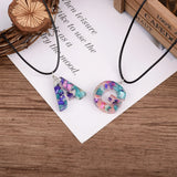 26Pcs/Set Colorful Resin Letters Pendants Initials A~Z Charms DIY Jewelry