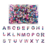 26Pcs/Set Colorful Resin Letters Pendants Initials A~Z Charms DIY Jewelry