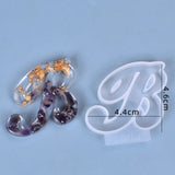 26Pcs/Set Resin Mold A-Z Alphabet Pendant Silicone Mould