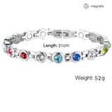 CZ Bracelet Energy Therapy Magnetic Weight Loss Jewelry