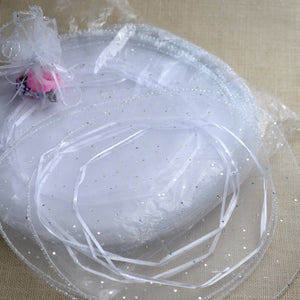 100pcs Round Gift Bags for Jewelry/Wedding/Christmas/Birthday Organza Bags
