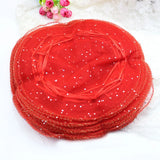 100pcs Round Gift Bags for Jewelry/Wedding/Christmas/Birthday Organza Bags