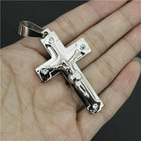 26g Big Cross Pendant Mens Jewelry Accessories 3 layers Cross Jesus Pendant