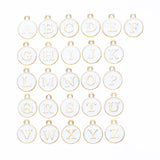 26pcs A-Z Letter Charms Enamel Alloy Initial Letter Pendants Wholesale