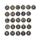 26pcs A-Z Letter Charms Enamel Alloy Initial Letter Pendants Wholesale