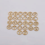 26pcs/Lot Stainless Steel 12mm Round A-Z Initials Alphabets Pendants