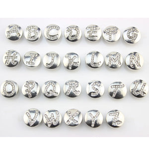 26pcs/lot 12mm Metal Snap Button Charm Ginger Snaps Jewelry Randomly