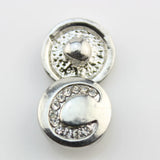 26pcs/lot 12mm Metal Snap Button Charm Ginger Snaps Jewelry Randomly
