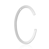 26pcs Stainless Steel Alphabet Charms DIY Initials A-Z Two Holes Pendant