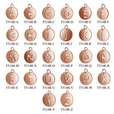 Stainless Steel Alphabet Charms DIY Initials with Jump Ring A-Z Pendant