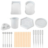 26pcs Jewelry DIY Crystal Silicone Mold Set For Resin Jewelry Making