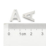26pcs Stainless Steel Alphabet Charms Pendant for Jewelry Making