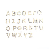 26pcs Stainless Steel Alphabet Charms Pendant for Jewelry Making