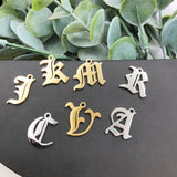26pcs Stainless Steel Letters Bracelet Charms Initial A-Z 12*16mm DIY Jewelry