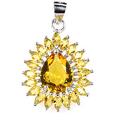 Tourmaline Citrine Tanzanite Kunzite Pendant