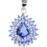 Tourmaline Citrine Tanzanite Kunzite Pendant