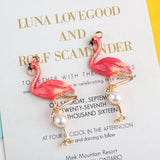 20Pcs Mix Styles KC Alloy Flamingo Pendants Charms