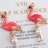 20Pcs Mix Styles KC Alloy Flamingo Pendants Charms