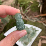 Natural Burma Jade Guanyin Necklace Pendant Green Myanmar Jade Jewelry