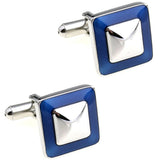 27 Enamel Cufflinks Men Epoxy Cuff Oval Round Square Rectangle Shapes