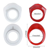 27 Pcs Resin Ring Silicone Mold & Droppers for DIY Jewelry Making