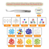 2700Pcs Seed Beads Kit Glass Beads DIY Jewelry Making Set