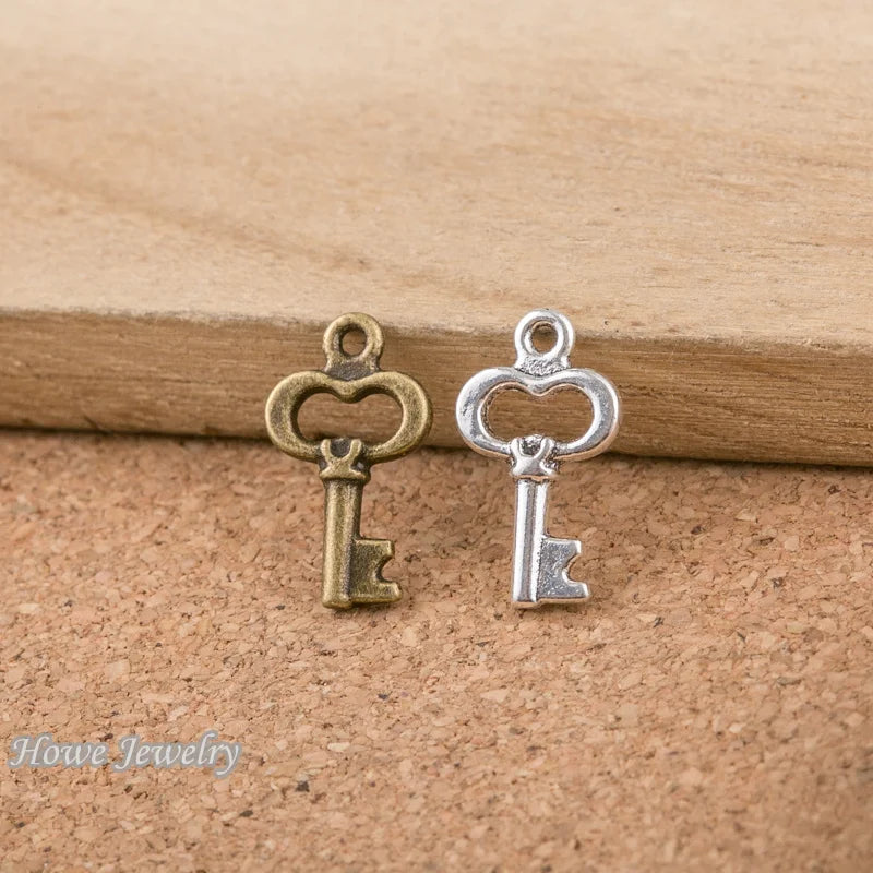 270pcs Vintage Keys Charms for Pendant DIY Jewelry Findings