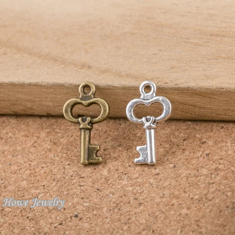270pcs Vintage Keys Charms for Pendant DIY Jewelry Findings