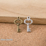 270pcs Vintage Keys Charms for Pendant DIY Jewelry Findings