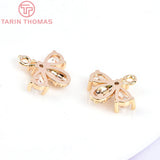 4PCS 15x15MM Bee Charm Pendants for DIY Jewelry Making
