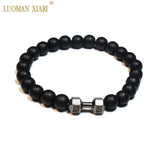 Natural Stone Beads Set Jewelry Accessory Charms Elastic String Bracelet Craft