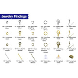 2758Pcs Earring Materials, DIY Jewelry Ear Hook Accessories