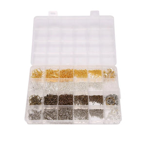 2758Pcs Earring Materials, DIY Jewelry Ear Accessories