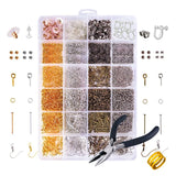 2758Pcs Earring Materials, DIY Jewelry Ear Hook Accessories