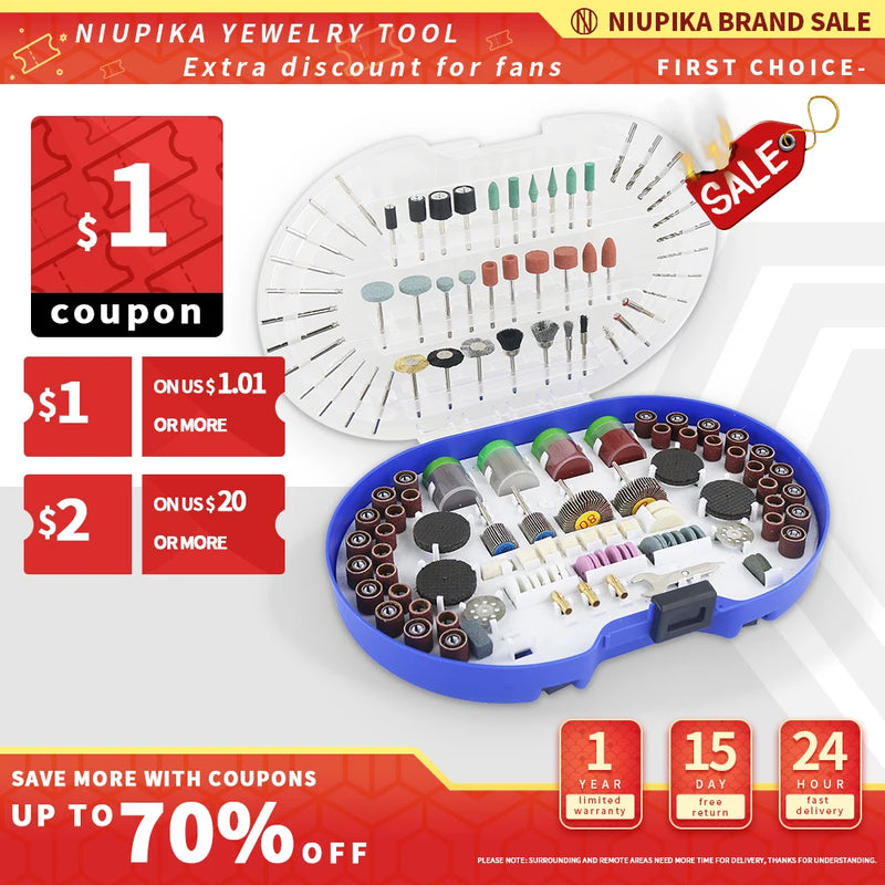 276-Piece Rotary Tool Accessories Kit for Cutting, Grinding, Sanding, Sharpening